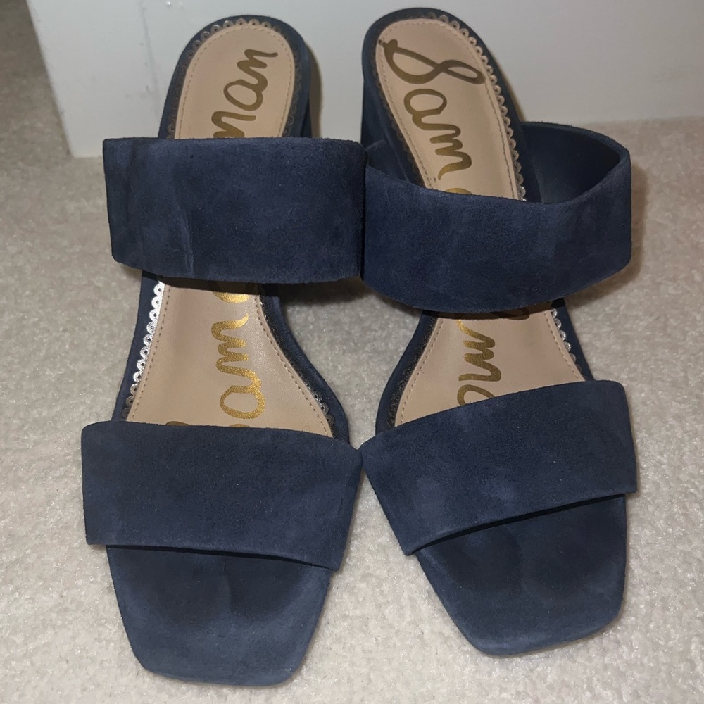 Sam Edelman Heeled Sandals - Navy Blue